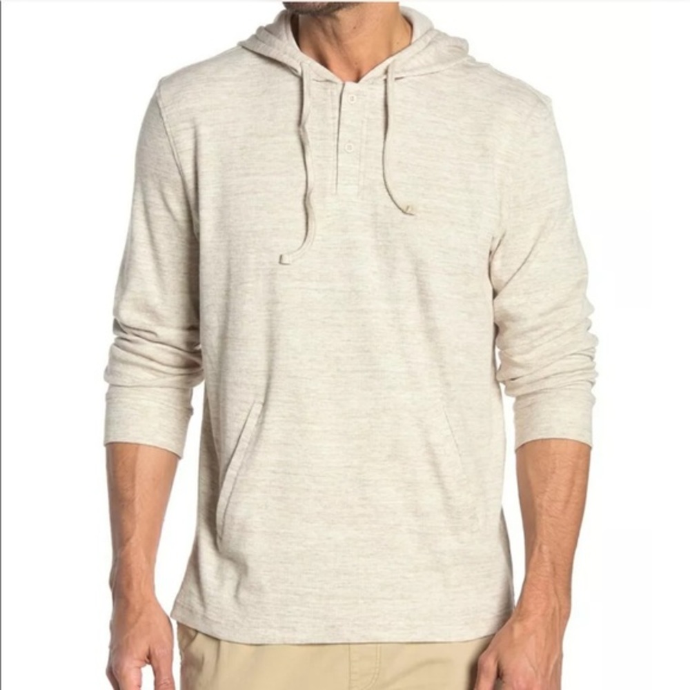 New with tags! 
Mens S Onia "Julian" Pullover Hoodie Stone 
msrp $120.00